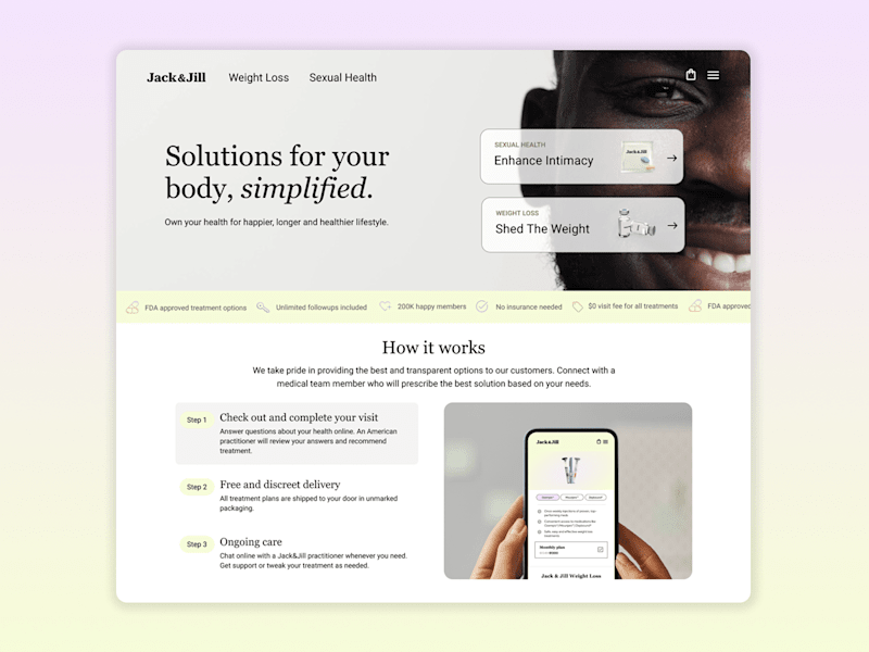 Cover image for Jack&Jill - Framer website