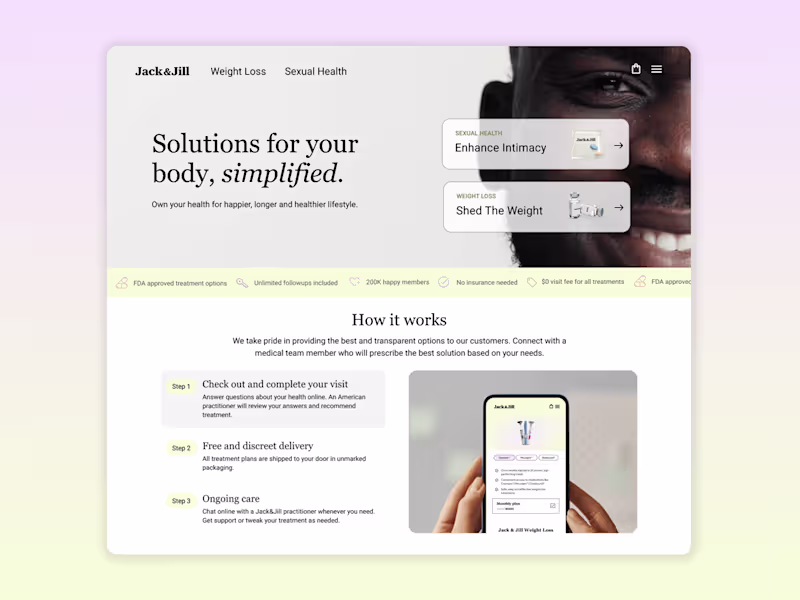 Cover image for Jack&Jill - Framer website