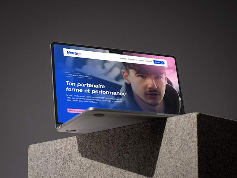 Cover image for Identité visuelle, site web⎢Nextep®