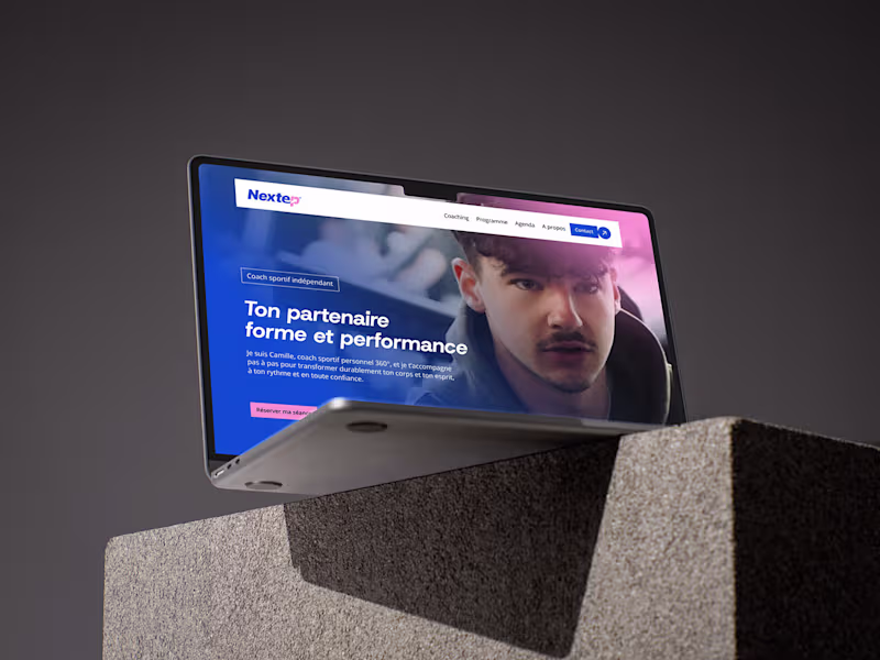 Cover image for Identité visuelle, site web⎢Nextep®