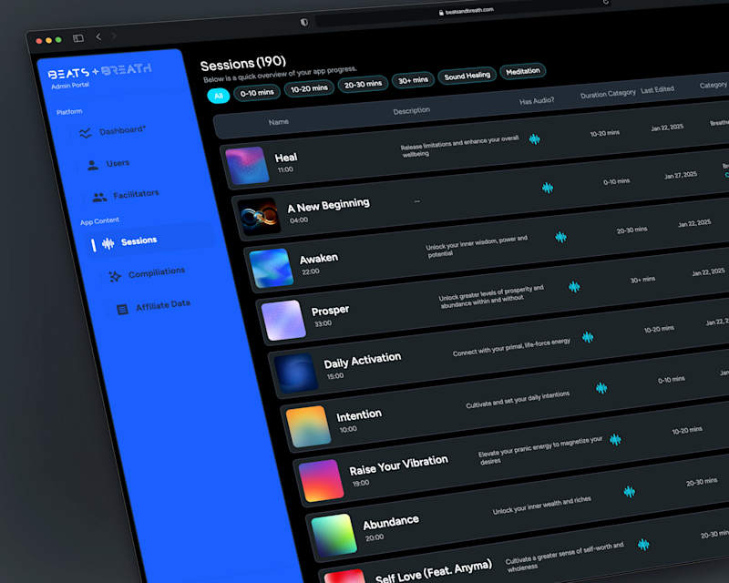Cover image for Meditation App Development for Beats & Breath