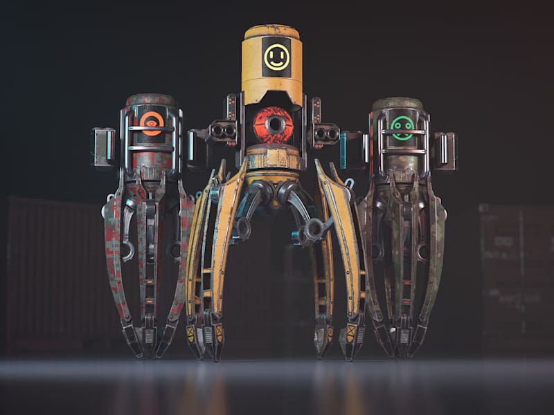 Cover image for Characters for 3D Game with rigging Animation (game development)