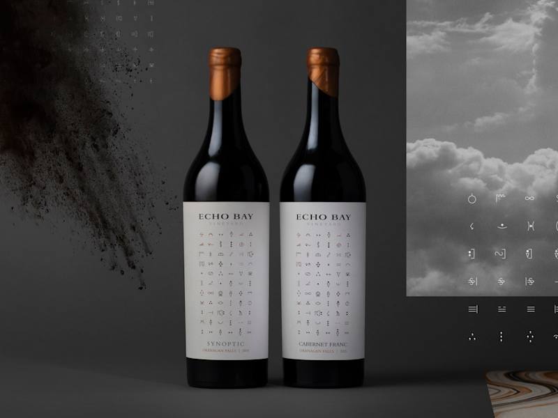 Cover image for Award winning wine branding for Echo Bay