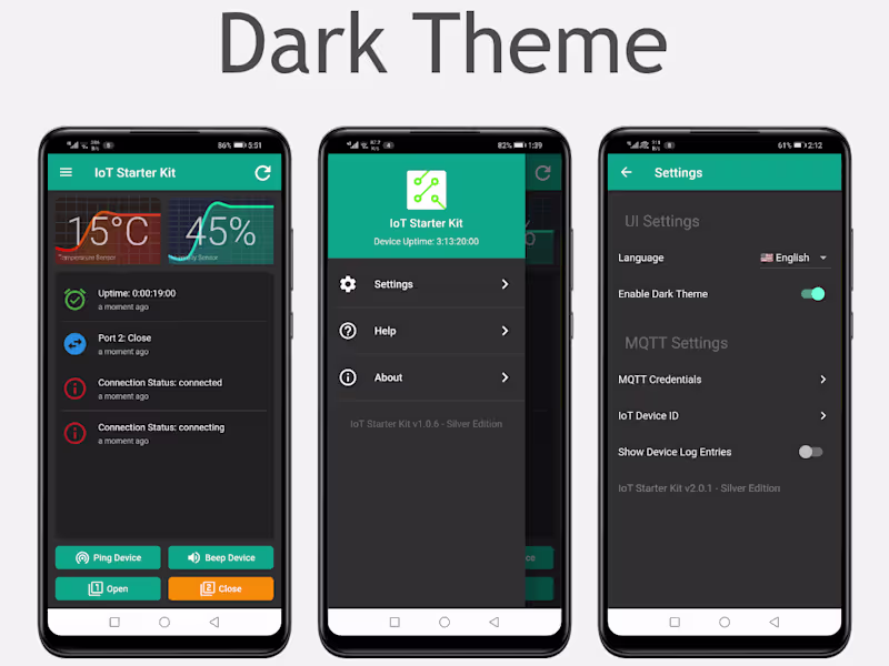 Cover image for Mobile IoT App with Flutter