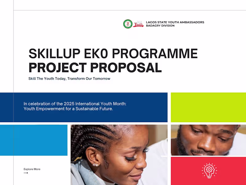 Cover image for SkillUp Eko: Proposal & Pitch Deck Writing