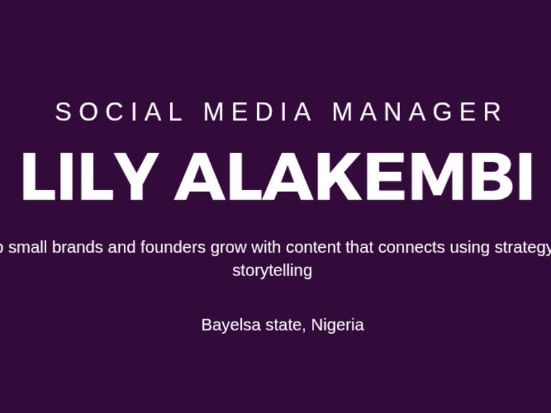 Cover image for Get a creative, results driven Social media manager 