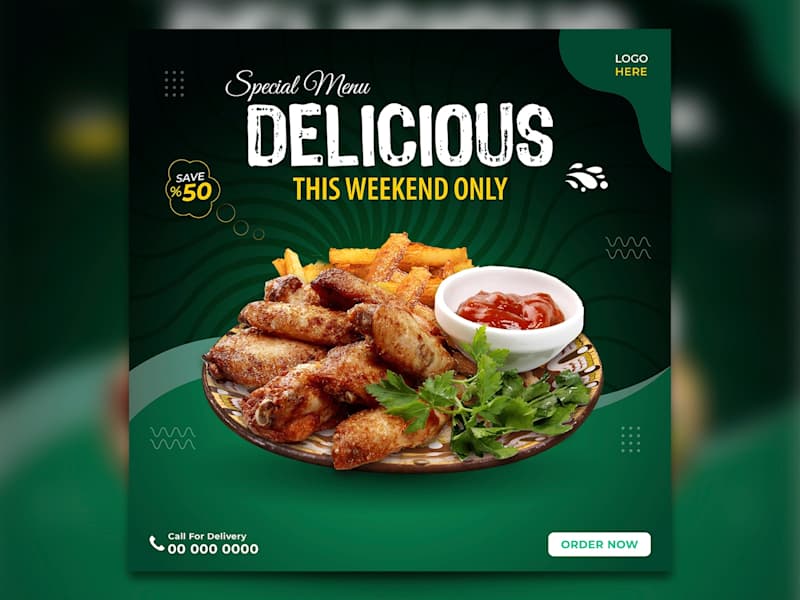 Cover image for Food Social Media Post