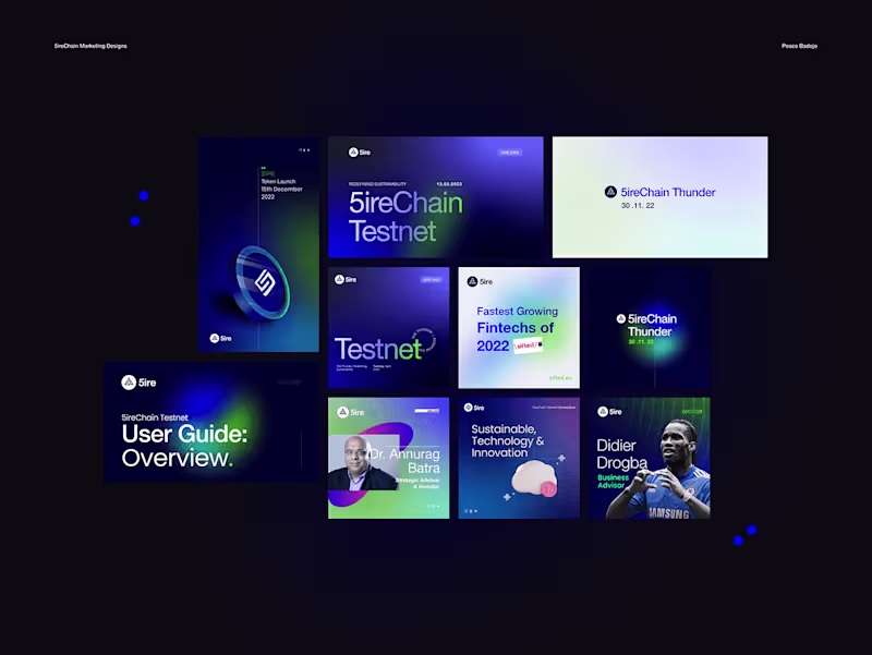 Cover image for 5ireChain (L1 Blockchain) Marketing Design CaseStudy :: Behance