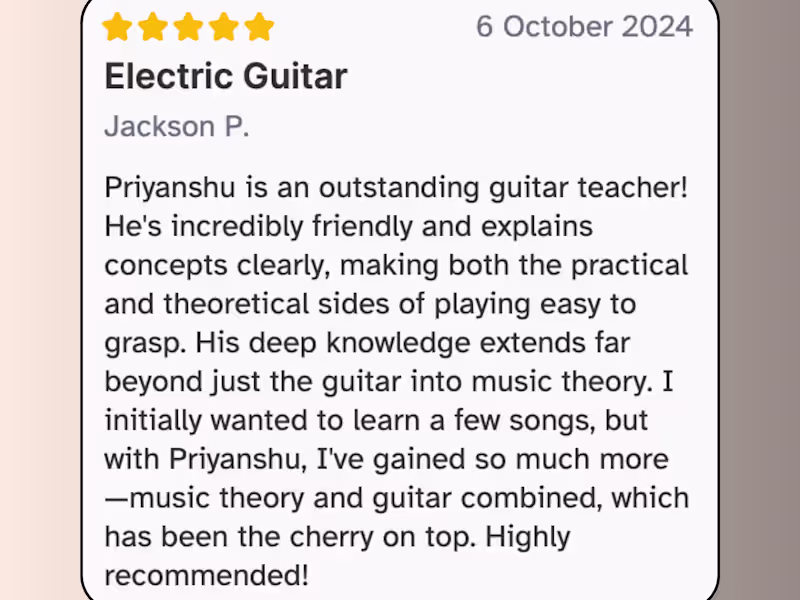 Cover image for Online Guitar Lessons