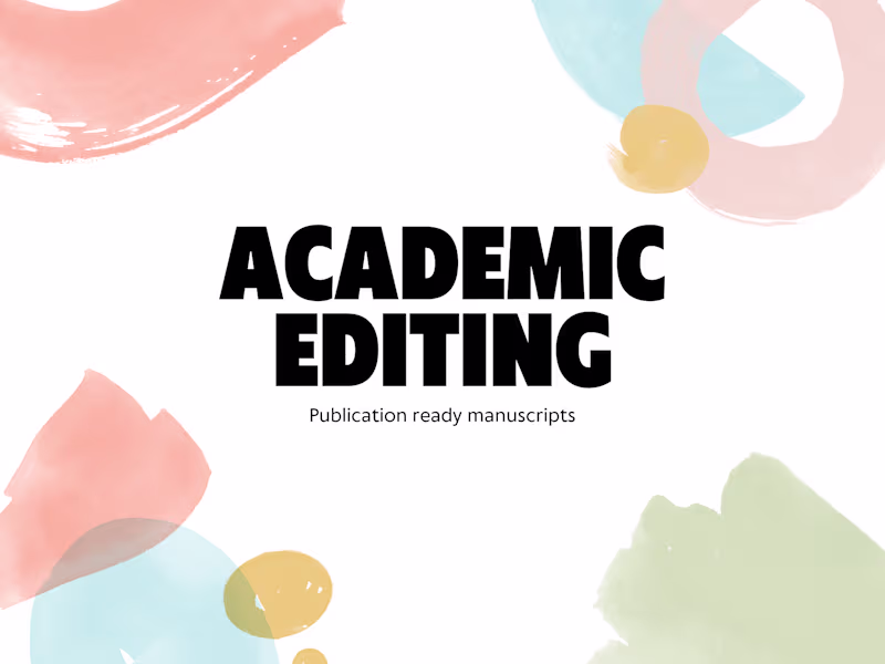 Cover image for Quick and Trustworthy Academic Editing