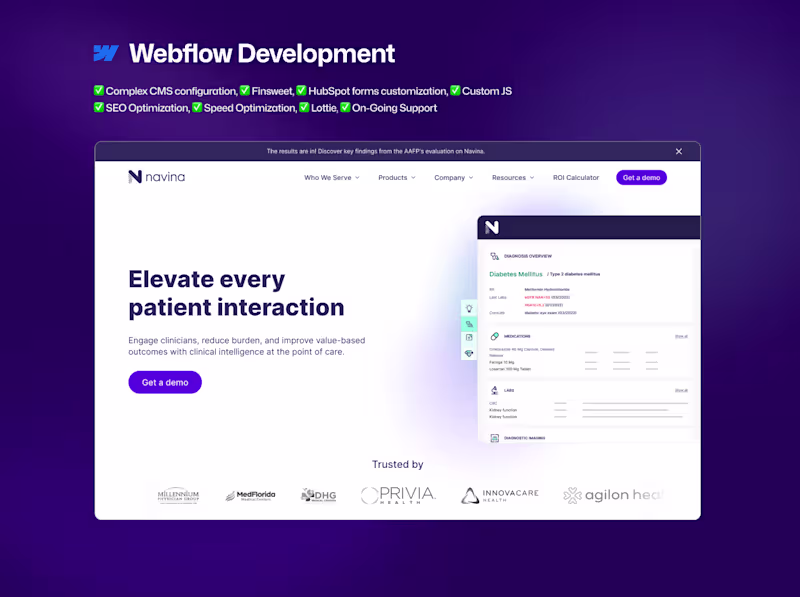Cover image for Simplifying and Elevating a Complex Digital Experience - Webflow