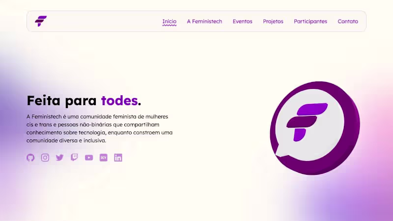 Cover image for Feministech • Landing Page