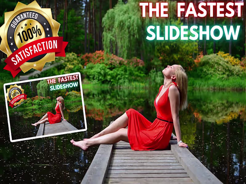 Cover image for image, photo, picture, wedding,birthday,funeral, slideshow video