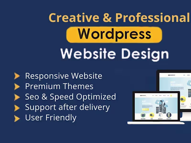 Cover image for WordPress website E-commerce business portfolio redesign dynamic