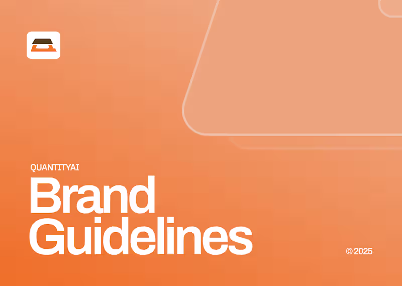 Cover image for Brand Identity Development for QuantityAI
