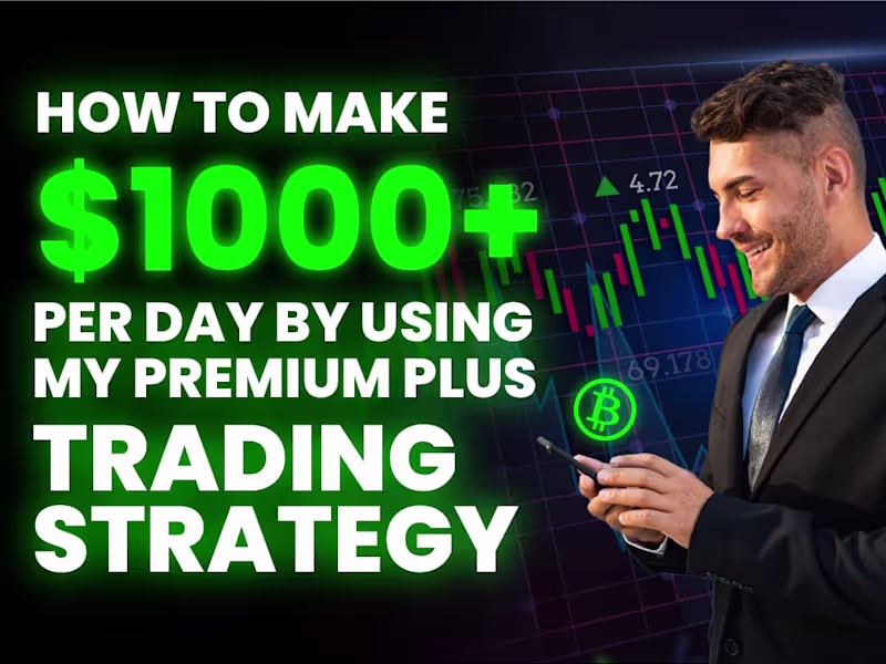 Cover image for I will teach you forex, stocks, crypto & option trading strategy