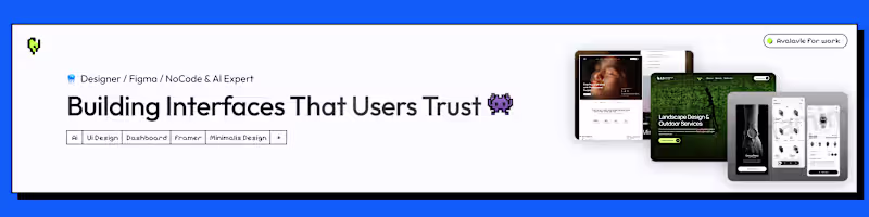 Cover image for Web design/ MobileApp design