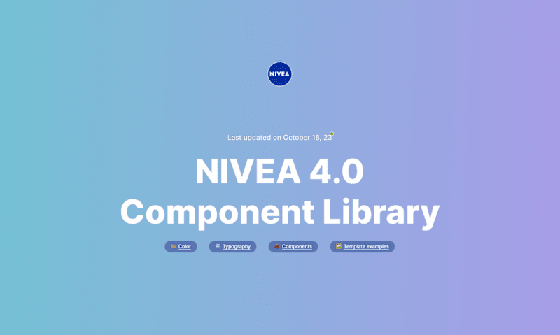 Cover image for Project: Creation of a Component library for Nivea