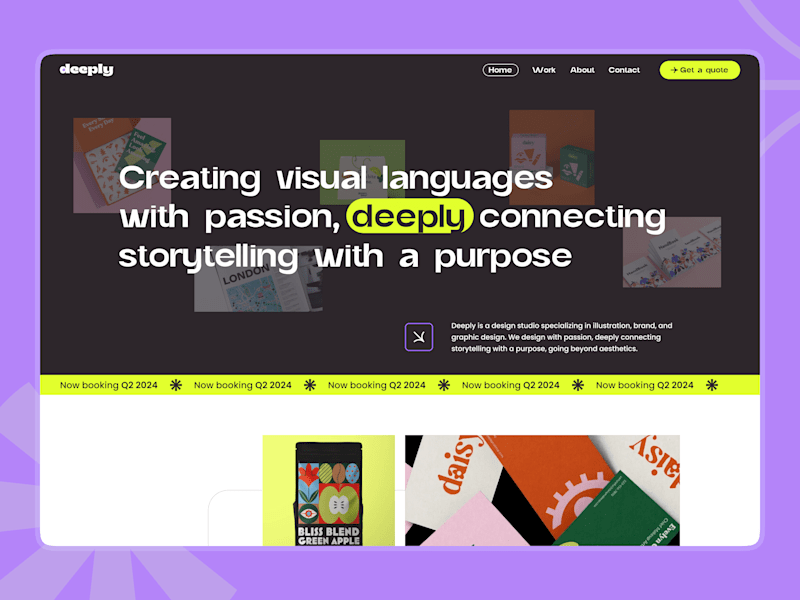 Cover image for Deeply Design Studio - Website Design