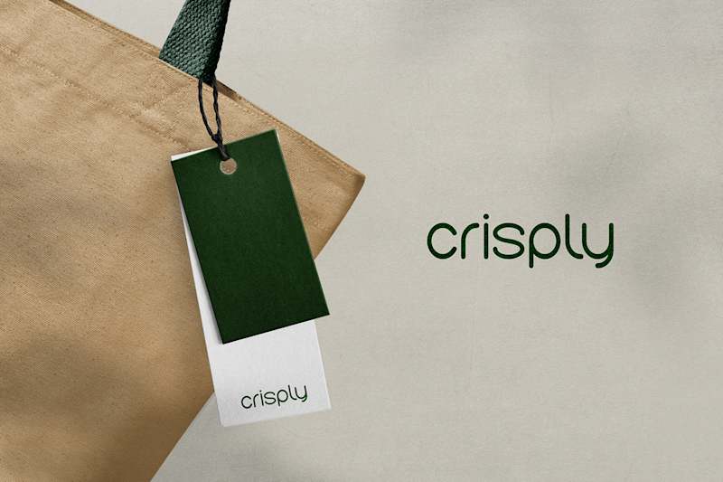Cover image for Crisply Logo design and brand elements on Behance