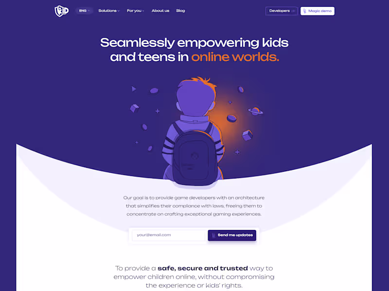 Cover image for k-ID website design