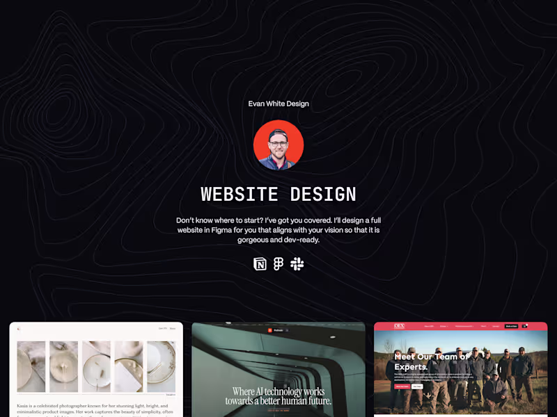 Cover image for Website • Design