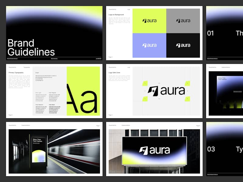 Cover image for Aura AI - Brand Guidelines