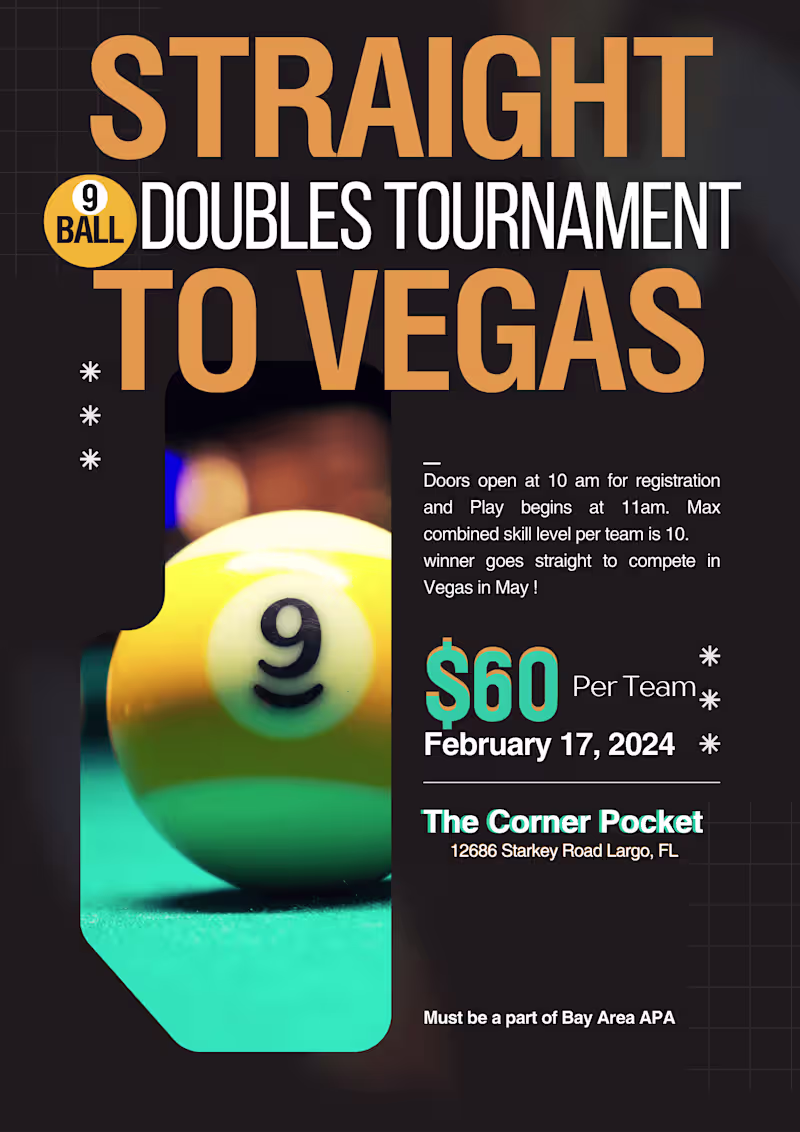 Cover image for Billiards digital Ad