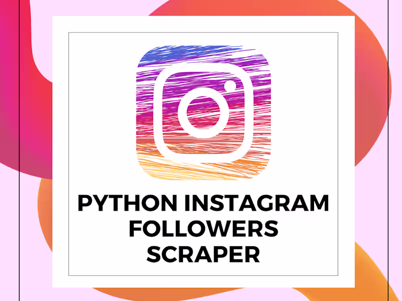 Cover image for Instagram scraping For Emails and other details 