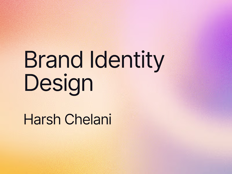 Cover image for Brand Identity from Scratch