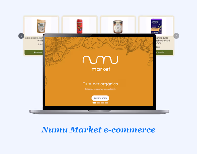 Cover image for E-commerce UX Research and CRO for Numu Market