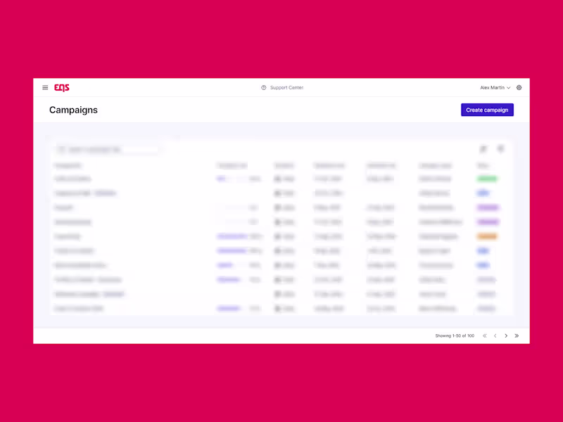 Cover image for UX Design for Compliance Campaign Management