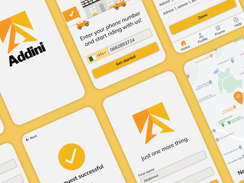 Cover image for Addini - Taxi and delivery app