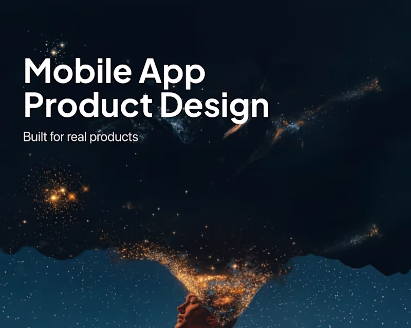 Cover image for Mobile App Product Design