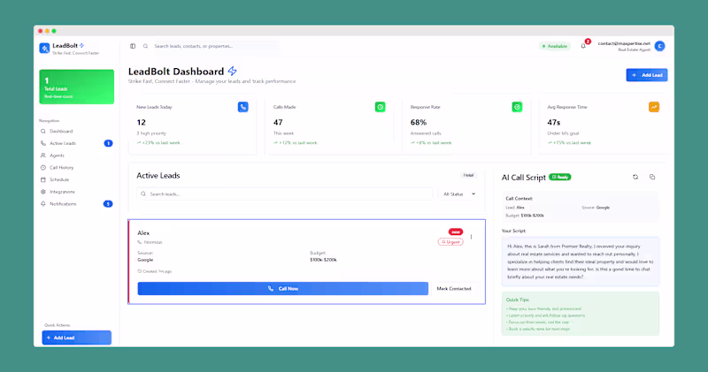 Cover image for AI Voice Call Automation for Lead Reactivation