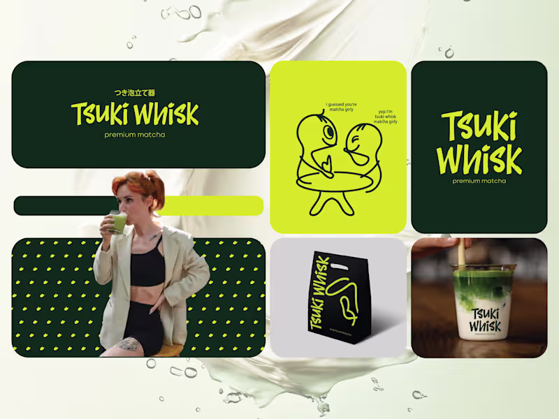 Cover image for Brand Identity for Japanese matcha tea.