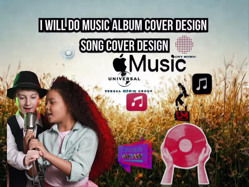 Cover image for Original Music album cover design song cover design and song art