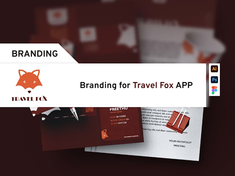 Cover image for TRAVEL FOX APP BRANDING / CASE STUDY (UI|UX) on Behance