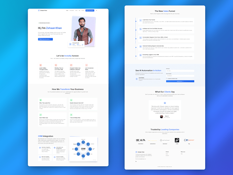 Cover image for Personal Portfolio Website for AI Automation Expert