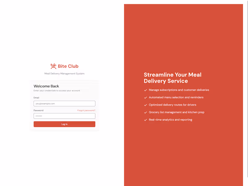 Cover image for Development of Bite Club CRM Platform