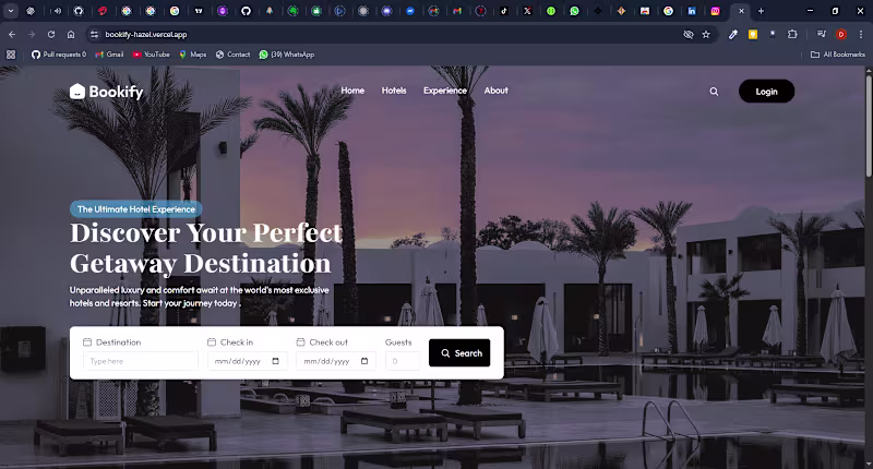 Cover image for Hotel Reservation System – Bookify