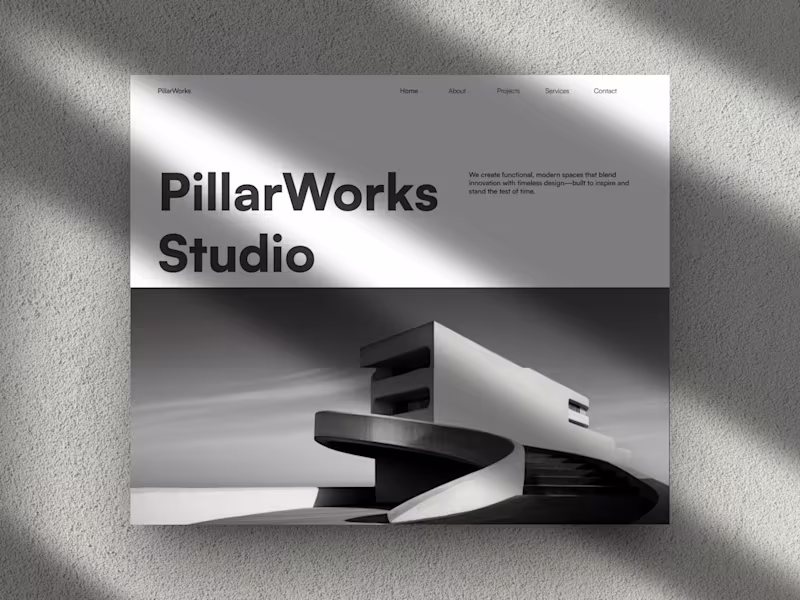Cover image for Pillarworks Studio Website Development