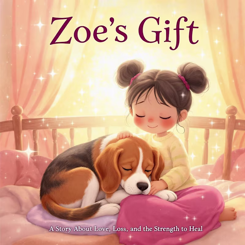 Cover image for Zoe's Gift: Wrote and published a children’s book centered o...