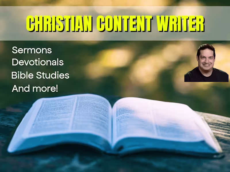 Cover image for Christian Content Writer