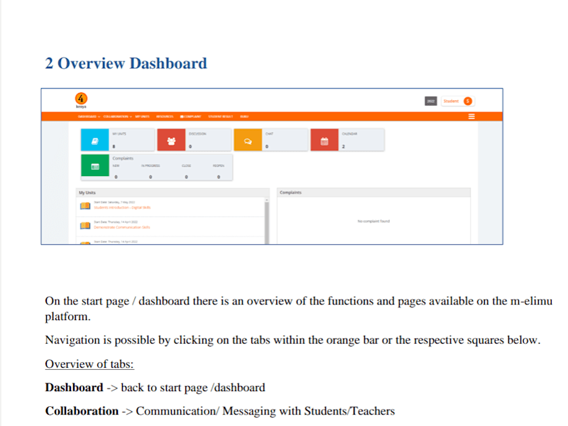 Cover image for Comprehensive User Documentation for Melimu LMS