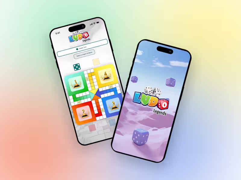 Cover image for UI/UX Design for Ludo Legends Multiplayer App