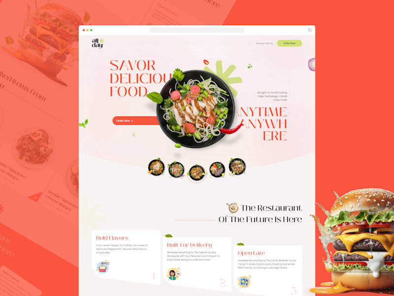 Cover image for All Day — Website Design