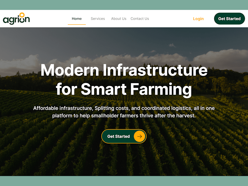Cover image for AGRICON Landing Page Design and Development
