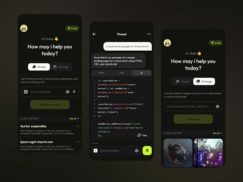 Cover image for AI Chat & Image App