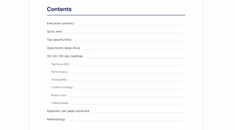 Cover image for Website Intelligence Audit snippet